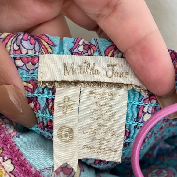 Matilda Jane 6 girls Pontoon Halter Top light blue/purple - Picture 2 of 5